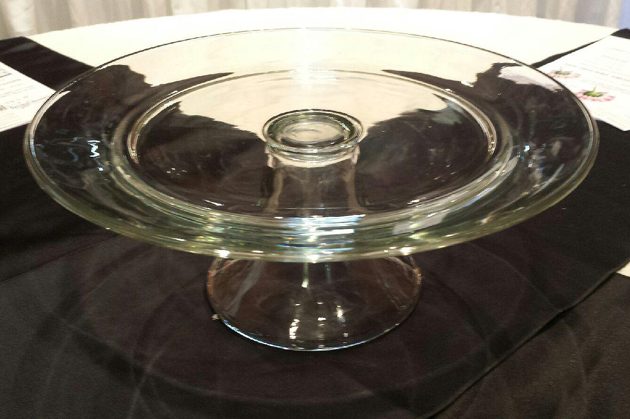 Glass Cake Pedestal